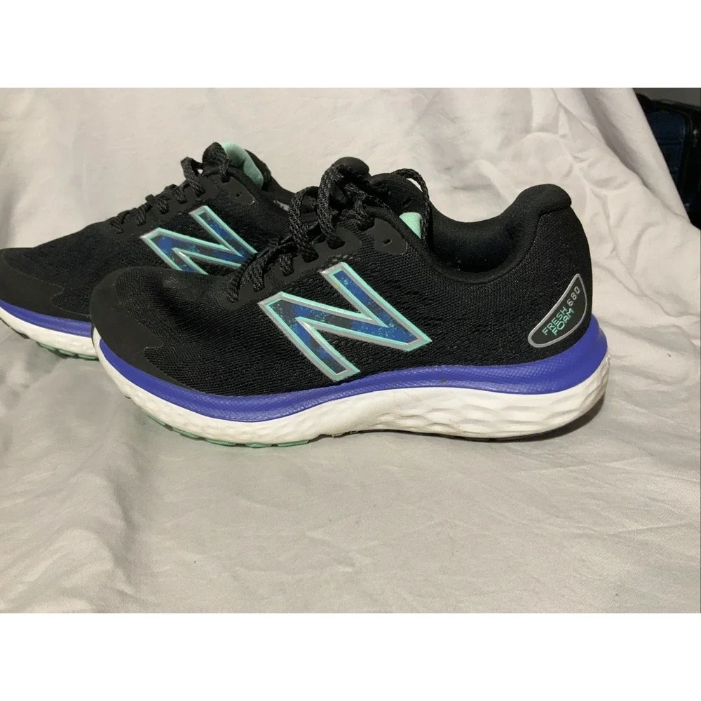 New Balance black blue